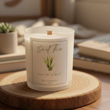 Vela Aromática Capim Limão - 200g