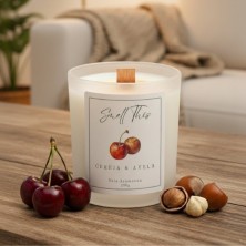 Vela Aromática Cereja & Avelã - 200g