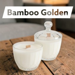 Vela Potiche Bamboo Golden - 150g